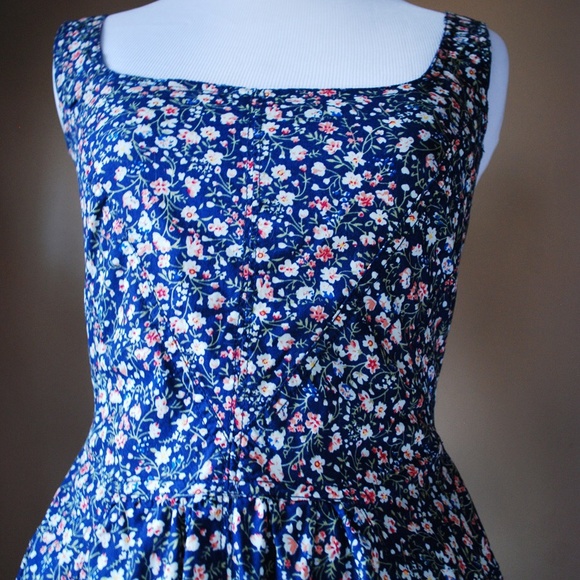 Modcloth Floral Soprano Dress Cottagecore - Picture 2 of 4